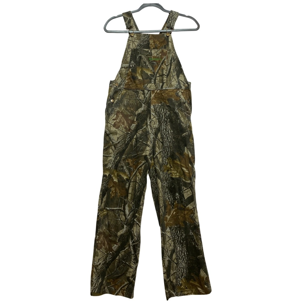 Remington Overalls Youth XL (14/16) Camo Realtree Hardwoods Bibs